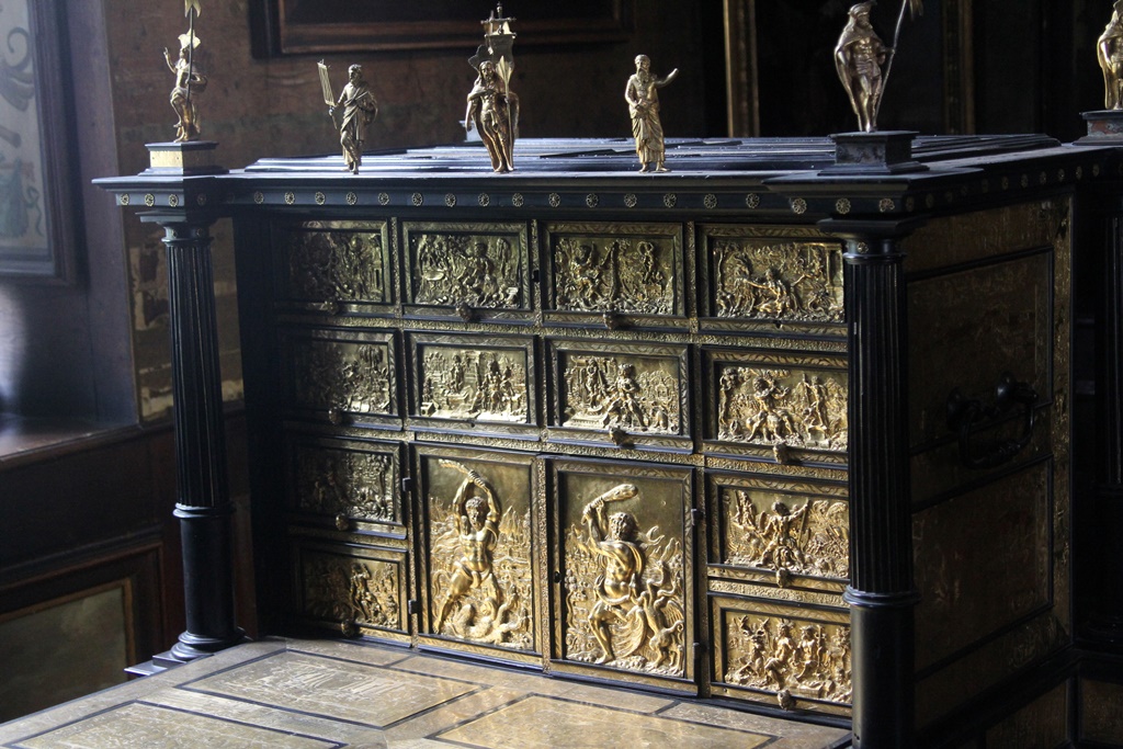 Writing Desk with Hercules Reliefs